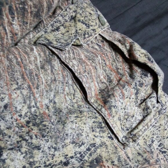 Mossy Oak Brush Camouflage Cargo Pants Hunting - Picture 4 of 10